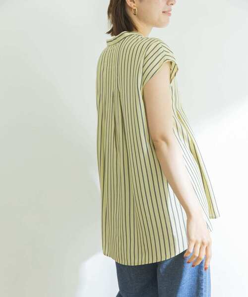 URBAN RESEARCH - 【ITEMS URBAN RESERCH】アイテムズアーバンリサーチ ブラウス 半袖ブラウス トップス F 黄色系 URBAN RESEARCH（アーバンリサーチ）ブラウス 黄 サイズ:F