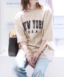 reca | カレッジロゴオーバーサイズTシャツ(Tシャツ/カットソー)