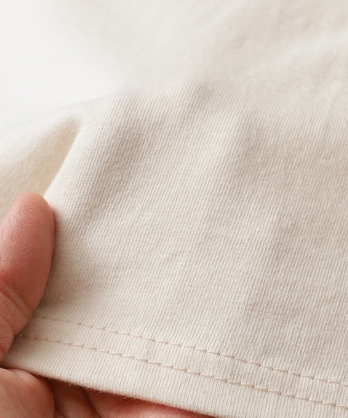 reca（レカ）の「カレッジロゴオーバーサイズTシャツ（Tシャツ/カットソー・レディース・ベージュ/ネイビー/グレー・FREE）」の12枚目の写真