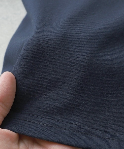 reca（レカ）の「カレッジロゴオーバーサイズTシャツ（Tシャツ/カットソー・レディース・ベージュ/ネイビー/グレー・FREE）」の13枚目の写真