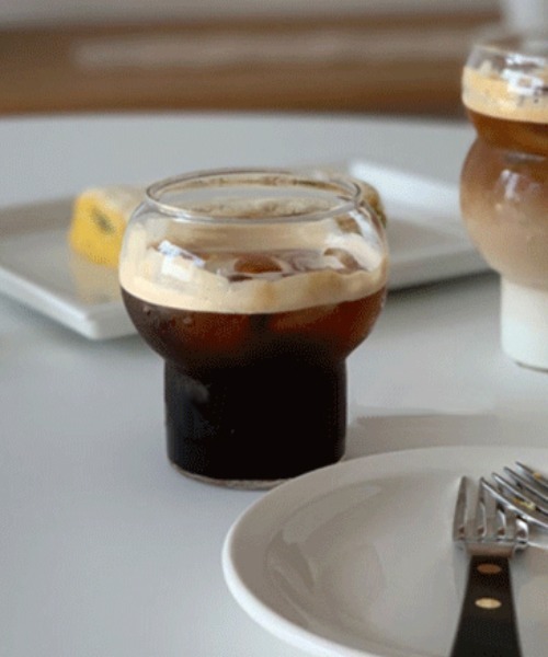 Made in I(メイドインアイ)の「カフェ風フロートグラス(グラス/マグカップ/タンブラー・レディース・クリア・FREE)」の4枚目の写真