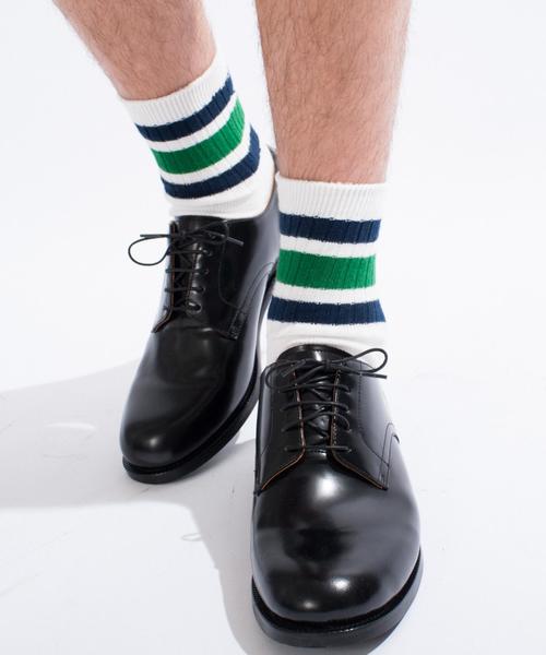 green label relaxing（グリーンレーベルリラクシング）の「LEATHER 5EYE P-TOE シューズ（その他シューズ・メンズ・ブラック/ダークブラウン・8.5/9/8/7.5）」の2枚目の写真