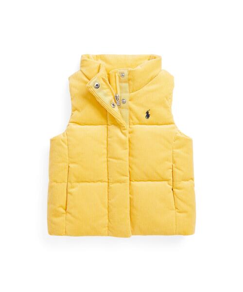 ☆新品・未使用☆PORO  ラルフローレン ダウンベスト　キッズ　黄色 POLO RALPH LAUREN CHILDRENSWEAR（ポロ ラルフ ローレン チルドレンズ