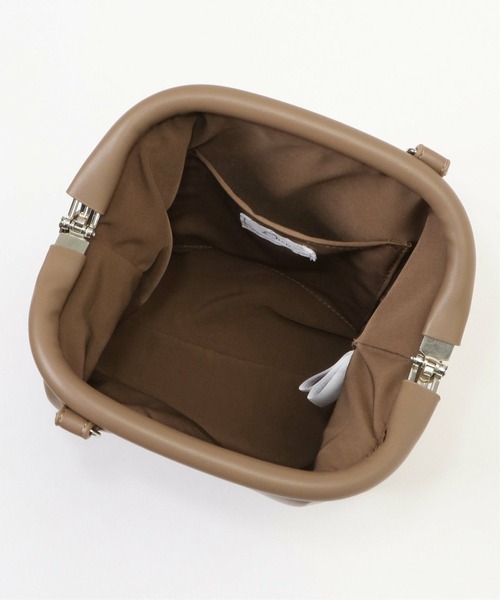 notch.（ノッチ）の「ガマ口ショルダーバッグ（ショルダーバッグ・レディース・ブラウン/ブラック・ONESIZE）」の11枚目の写真