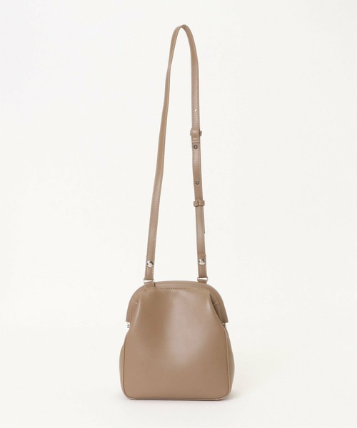 notch.（ノッチ）の「ガマ口ショルダーバッグ（ショルダーバッグ・レディース・ブラウン/ブラック・ONESIZE）」の9枚目の写真