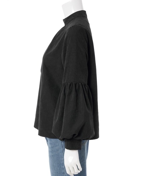 fifth(フィフス)の「スエードライクボリュームスリーブブラウス(シャツ/ブラウス・レディース・ブラック/ベージュ/ブルー・M)」の19枚目の写真