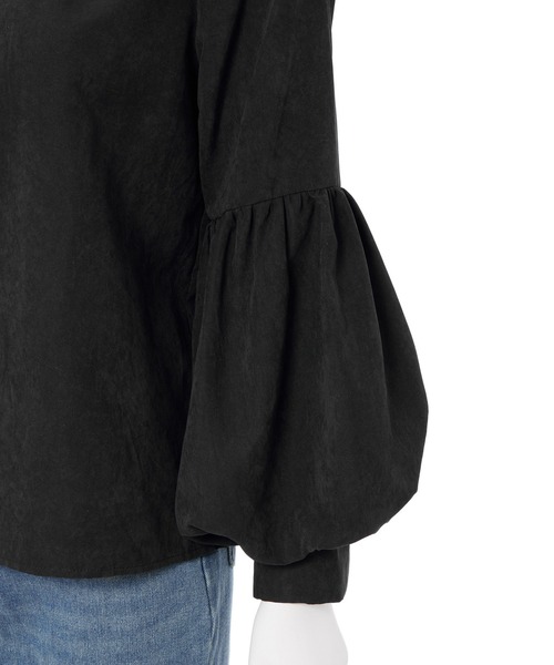 fifth(フィフス)の「スエードライクボリュームスリーブブラウス(シャツ/ブラウス・レディース・ブラック/ベージュ/ブルー・M)」の22枚目の写真