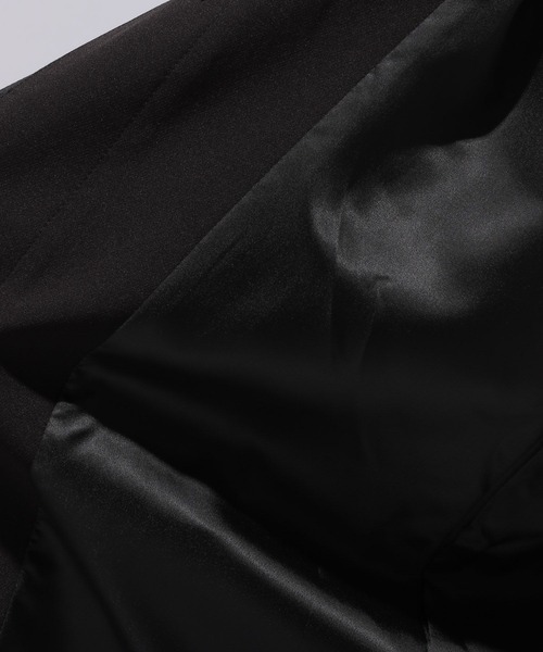 HARE（ハレ）の「2Pベストスタンドコート(HARE)（ステンカラーコート・レディース・ブラック/ブルー・FREE）」の14枚目の写真