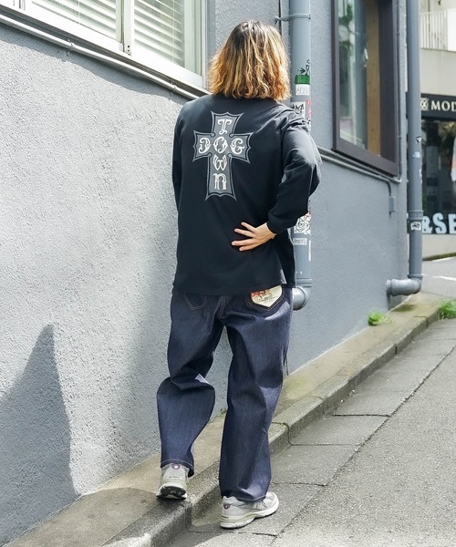 DOGTOWN（ドッグタウン）の「TRIBAL CROSS L/S T-SHIRTS/ドッグ