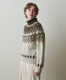 Steven Alan | ＜Steven Alan＞FAIRISLE MOTIF PULLOVER KNIT/ニット(ニット/セーター)