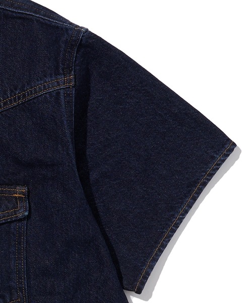 Levi's(リーバイス)の「Levi's/リーバイス ウエスタンシャツワンピース INDIGO RINSE(ワンピース・レディース・インディゴブルー・S/M/XS)」の12枚目の写真