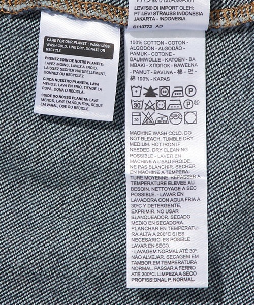 Levi's(リーバイス)の「Levi's/リーバイス ウエスタンシャツワンピース INDIGO RINSE(ワンピース・レディース・インディゴブルー・S/M/XS)」の15枚目の写真