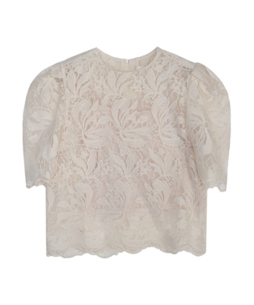 AMAIL（アマイル）の「Mature bon lace cloth（シャツ/ブラウス・レディース・アイボリー・FREE）」の8枚目の写真