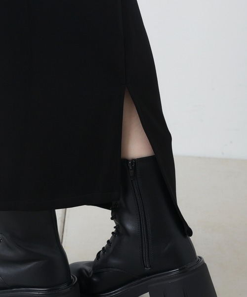 Chico（チコ）の「【サイズ展開あり】ポンチレイヤードタイトスカート（スカート・レディース・ブラック/グレー/グレイッシュベージュ/アイボリー・FREE/0）」の14枚目の写真