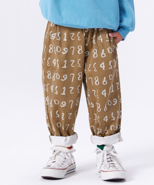 HOGAN RANCH WEAR（ホーガンランチウエア）の「ソウガラコールテンイージーパンツ（90～140cm）（その他パンツ・キッズ・チャコール/ベージュ/レッド・90/100/110/120/130/140）」の3枚目の写真