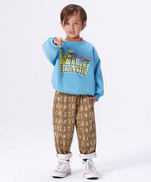 HOGAN RANCH WEAR（ホーガンランチウエア）の「ソウガラコールテンイージーパンツ（90～140cm）（その他パンツ・キッズ・チャコール/ベージュ/レッド・90/100/110/120/130/140）」の4枚目の写真