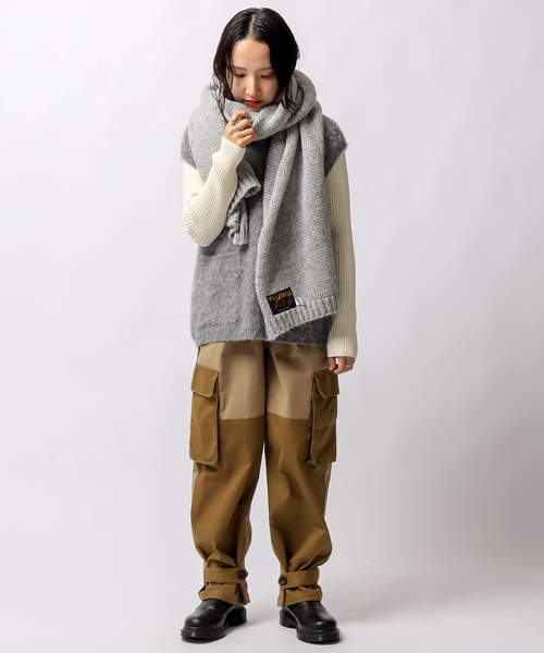 JOINT WORKS(ジョイントワークス)の「リブインナータートルプルオーバーニット(ニット/セーター・レディース・ブルー系その他/レッド/ホワイト/ブラック・FREE)」の15枚目の写真