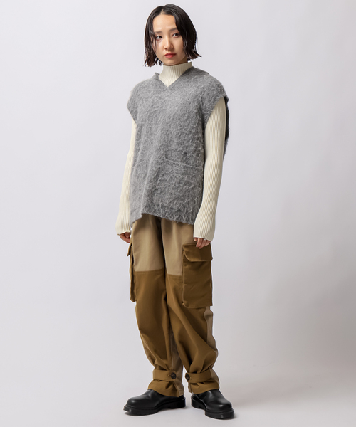 JOINT WORKS(ジョイントワークス)の「リブインナータートルプルオーバーニット(ニット/セーター・レディース・ブルー系その他/レッド/ホワイト/ブラック・FREE)」の19枚目の写真