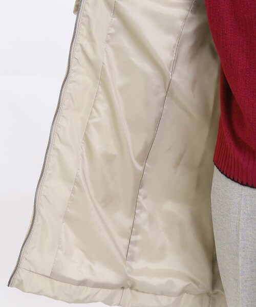 【定番人気！細見え】フーデッドロングダウンコート