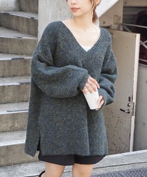【2023AW新色登場】MIXニットBIGプルオーバー