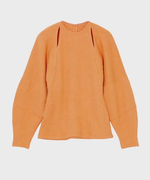 STUNNING LURE（スタニングルアー）の「ブークレーラゲットプルオーバー（ニット/セーター・レディース・オレンジ・SMALL/MEDIUM）」の4枚目の写真