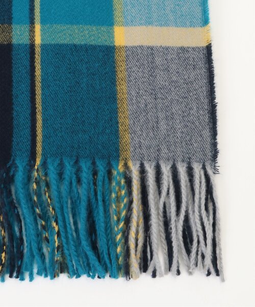 LBC(エルビーシー)の「チェックストール(ストール/ショール・レディース・スカイブルー/ベージュ/ライトカーキ/Red・FREE)」の19枚目の写真