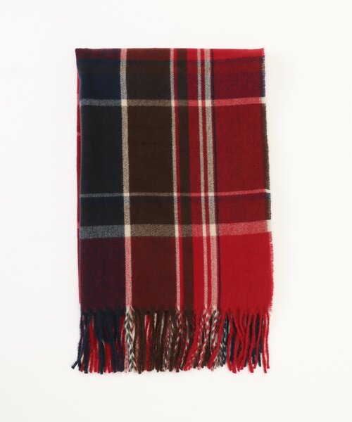 LBC(エルビーシー)の「チェックストール(ストール/ショール・レディース・スカイブルー/ベージュ/ライトカーキ/Red・FREE)」の21枚目の写真