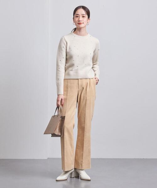 UNITED ARROWS(ユナイテッドアローズ)の「ビジュー ショート ニット(ニット/セーター)」 - WEAR