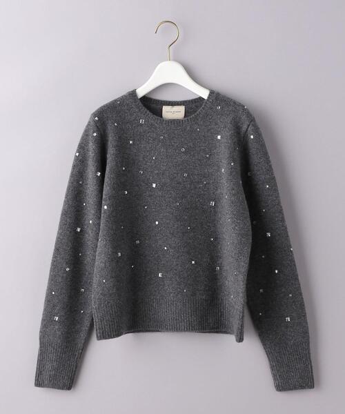 UNITED ARROWS(ユナイテッドアローズ)の「ビジュー ショート ニット(ニット/セーター)」 - WEAR