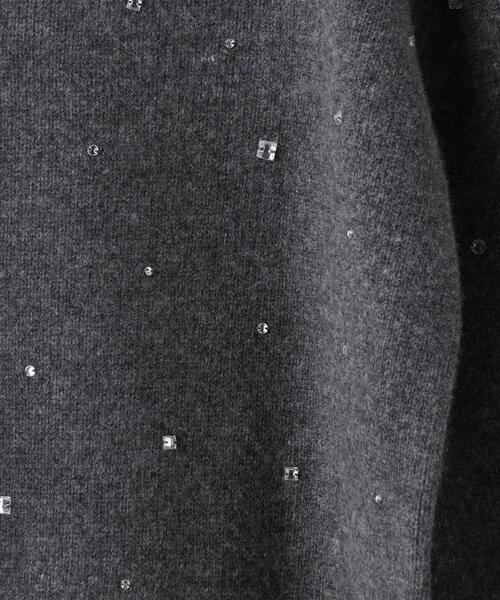 UNITED ARROWS（ユナイテッドアローズ）の「ビジュー ショート ニット（ニット/セーター）」 - WEAR