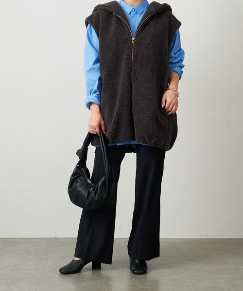 LE TALON（ルタロン）の「LE TALON 2wayギャザーミニショルダー（ショルダーバッグ・レディース・ブラック/カーキ/アイボリー・FREE）」の21枚目の写真