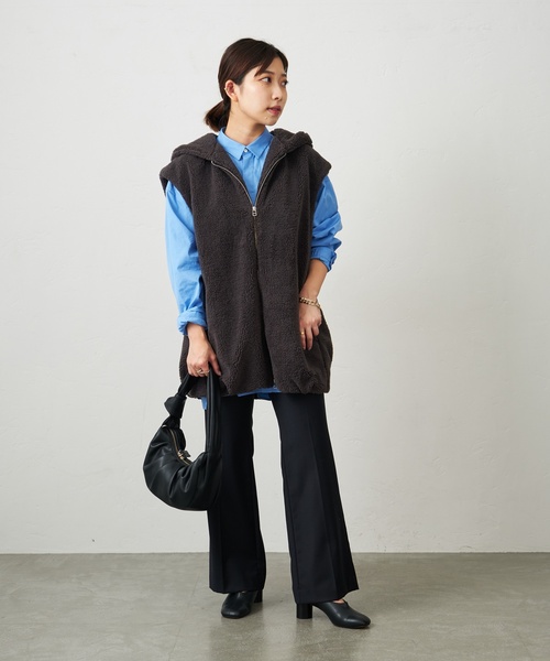 LE TALON（ルタロン）の「LE TALON 2wayギャザーミニショルダー（ショルダーバッグ・レディース・ブラック/カーキ/アイボリー・FREE）」の6枚目の写真