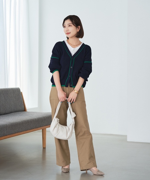 LE TALON（ルタロン）の「LE TALON 2wayギャザーミニショルダー（ショルダーバッグ・レディース・ブラック/カーキ/アイボリー・FREE）」の22枚目の写真