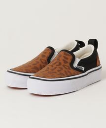 VANS | VANS ヴァンズ SLIP ON(14-22) キッズ スリッポン V98CS LEOPARD BROWN LEOPARD(スニーカー)