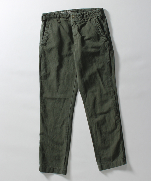 [未使用] S.K.U. セーブカーキユナイテッド ワークパンツ SAVE KHAKI UNITED（セーブカーキユナイテッド）の「CTN/LINEN