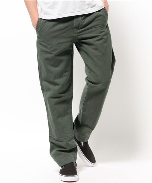 [未使用] S.K.U. セーブカーキユナイテッド ワークパンツ SAVE KHAKI UNITED（セーブカーキユナイテッド）の「CTN/LINEN
