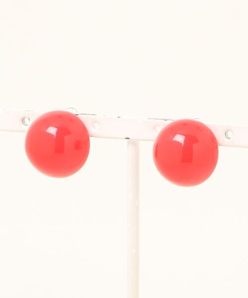 Fun & Daily（ファンアンドデイリー）の「F&D : カラードットイヤリング（イヤリング・レディース・イエロー/ベージュ/ネイビー/ホワイト/レッド/ピンク/グレー・FREE）」の10枚目の写真