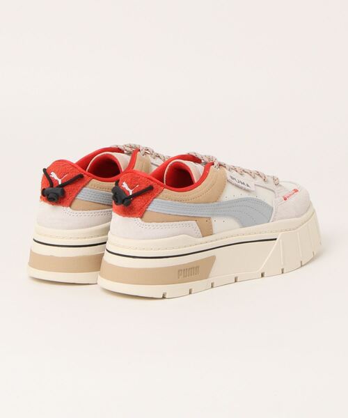 Isn't She?（イズントシー）の「[PUMA]メイズスタックレトログレード（スニーカー・レディース・ホワイト×グレー・22.5cm/23.5cm）」の7枚目の写真