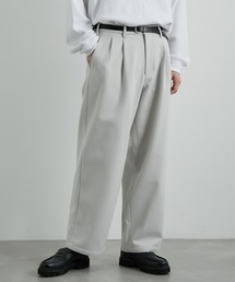 JUNRED（ジュンレッド）の「ウーリーカットツイルワイドパンツ（スラックス・メンズ）」
