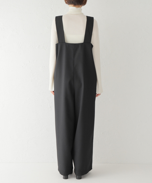 FRAMeWORK(フレームワーク)の「ビンテージウールサロペットパンツ(サロペット/オーバーオール・レディース・ブラック・FREE)」の8枚目の写真