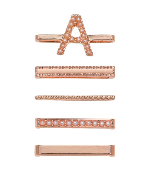 Urban Coral(アーバンコーラル)の「Apple Watch Accessory / アップルウォッチ アクセサリー イニシャルパールチャーム / Urban Coral(デジタル腕時計・レディース・K/M/N/I/R/Y/A/H/J/E/S/T・FREE)」の2枚目の写真