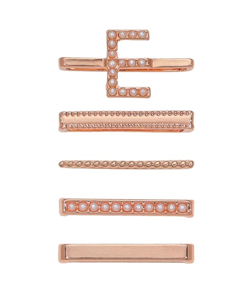 Urban Coral(アーバンコーラル)の「Apple Watch Accessory / アップルウォッチ アクセサリー イニシャルパールチャーム / Urban Coral(デジタル腕時計・レディース・K/M/N/I/R/Y/A/H/J/E/S/T・FREE)」の3枚目の写真