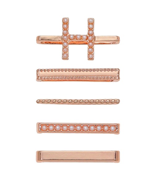 Urban Coral(アーバンコーラル)の「Apple Watch Accessory / アップルウォッチ アクセサリー イニシャルパールチャーム / Urban Coral(デジタル腕時計・レディース・K/M/N/I/R/Y/A/H/J/E/S/T・FREE)」の4枚目の写真