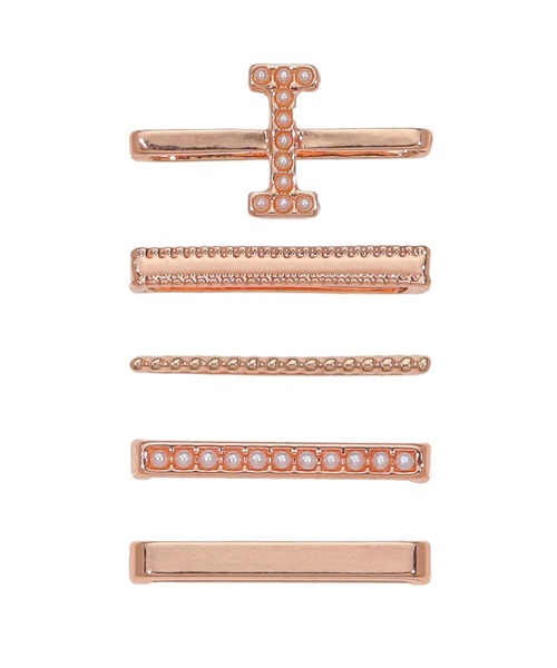 Urban Coral(アーバンコーラル)の「Apple Watch Accessory / アップルウォッチ アクセサリー イニシャルパールチャーム / Urban Coral(デジタル腕時計・レディース・K/M/N/I/R/Y/A/H/J/E/S/T・FREE)」の5枚目の写真