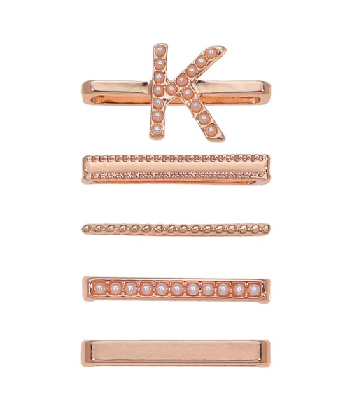 Urban Coral(アーバンコーラル)の「Apple Watch Accessory / アップルウォッチ アクセサリー イニシャルパールチャーム / Urban Coral(デジタル腕時計・レディース・K/M/N/I/R/Y/A/H/J/E/S/T・FREE)」の7枚目の写真