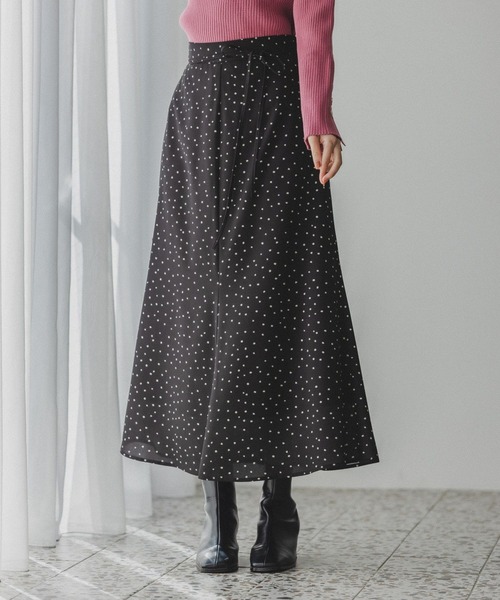 Andemiu（アンデミュウ）の「ドットナロースカート182264（スカート