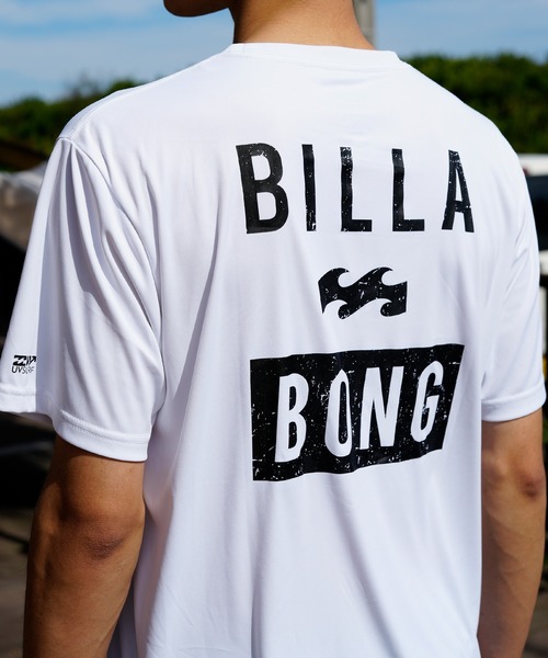 BILLABONG(ビラボン)の「BILLABONG/ビラボン 水陸両用/ユーティリティ 速乾 UVケア 半袖ラッシュガード/半袖Tシャツ BD011-863(ラッシュガード・メンズ・ホワイト×ブラック/ブラック×ブラック/グリーン系その他・M/L/XL)」の2枚目の写真