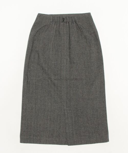 Te chichi（テチチ）の「ヘリンボーン＆千鳥ポケットタイトスカート（スカート・レディース・チャコール/ネイビー/オフホワイト・MEDIUM/SMALL）」の4枚目の写真