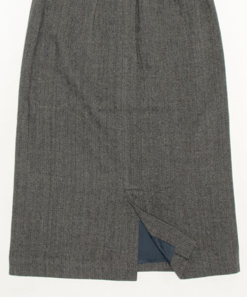 Te chichi（テチチ）の「ヘリンボーン＆千鳥ポケットタイトスカート（スカート・レディース・チャコール/ネイビー/オフホワイト・MEDIUM/SMALL）」の5枚目の写真