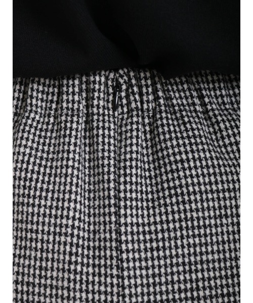 Te chichi（テチチ）の「ヘリンボーン＆千鳥ポケットタイトスカート（スカート・レディース・チャコール/ネイビー/オフホワイト・MEDIUM/SMALL）」の15枚目の写真